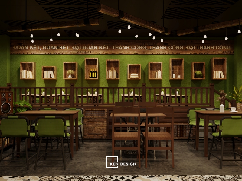 Thiết kế KAKA Cafe tại Hàn Quốc cực thu hút